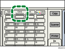 Check Destination key illustration