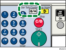 User Tools/Counter key illustration