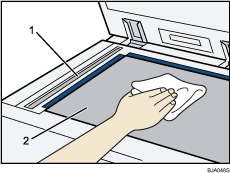 Exposure glass illustration numbered callout illustration