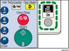 Operation switch illustration