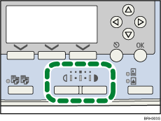 Illustration des touches de densité