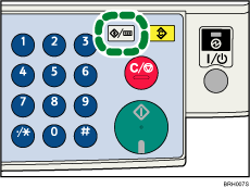 Illustrazione del tasto Strumenti utente/Contatore