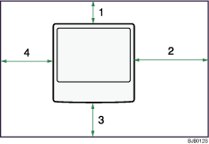 Illustrazione degli spazi liberi numerati