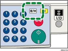 Illustrazione del tasto Strumenti utente/Contatore