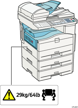 Illustrazione numerata unità principale