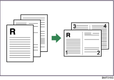 Illustrazione di 2 pagine per foglio