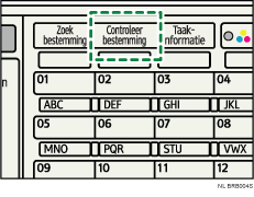 Schermafbeelding bedieningspaneel
