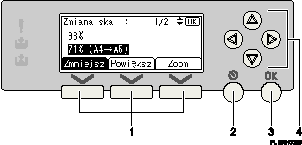 Rysunek panela operacyjnego z powi�kszonym wycinkiem