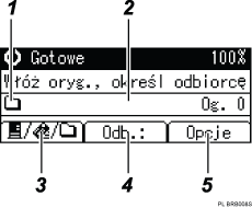 Ilustracja ekranu panela operacyjnego