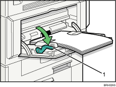 Bild på sidoinmatningsfack