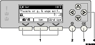 Bild på användarpanelskärmen med referensnummer