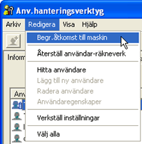 Bild på programskärm