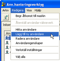 Bild på programskärm