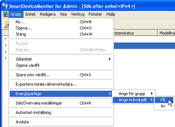 Bild på programskärm
