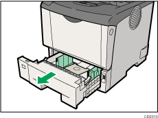 Abbildung Vorderseite Drucker