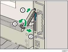 Abbildung R&uuml;ckseite Drucker