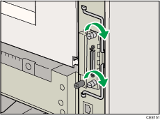 Abbildung R&uuml;ckseite Drucker