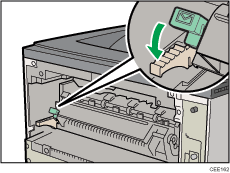 Abbildung Rückseite Drucker