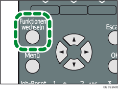 Abbildung Taste "Funktionen wechseln"