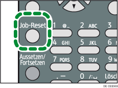 Abbildung Job-Reset-Taste