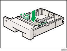 Ilustración del alimentador de sobres