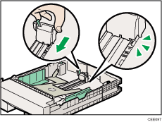 Ilustración de la bandeja de alimentación de papel
