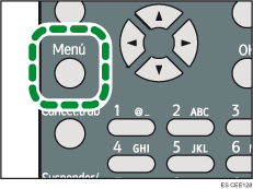 Ilustraci&oacute;n de la tecla Menu