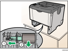 Illustrazione della stampante