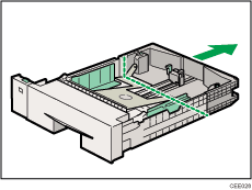 Illustrazione vassoio alimentazione carta