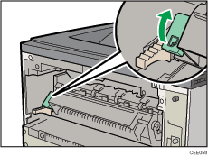 Bild av skrivarens baksida