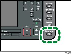 Simple Screen key illustration