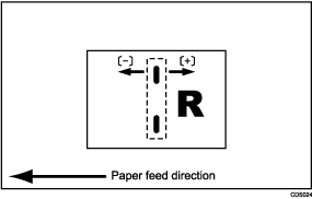 Illustration of Adjust Staple Position for Booklet