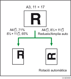 Il·lustració de Redueix / Amplia auto