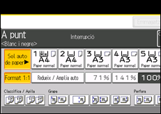 Il·lustració de pantalla del tauler d'operacions