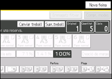 Il·lustració de pantalla del tauler d'operacions
