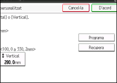 Il·lustració de pantalla del tauler d'operacions