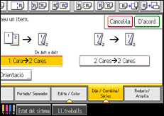 Il·lustració de pantalla del tauler d'operacions