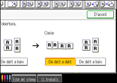 Il·lustració de pantalla del tauler d'operacions