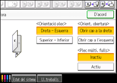Il·lustració de pantalla del tauler d'operacions