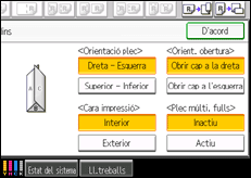 Il·lustració de pantalla del tauler d'operacions