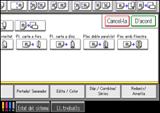 Il·lustració de pantalla del tauler d'operacions