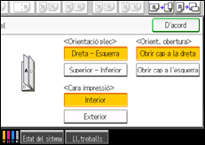 Il·lustració de pantalla del tauler d'operacions