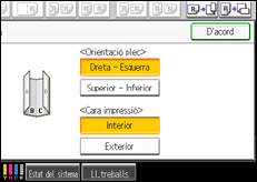 Il·lustració de pantalla del tauler d'operacions