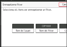 Il·lustració de pantalla del tauler d'operacions