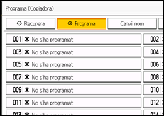 Il·lustració de pantalla del tauler d'operacions
