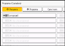 Il·lustració de pantalla del tauler d'operacions