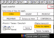 Il·lustració de pantalla del tauler d'operacions