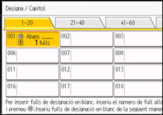 Il·lustració de pantalla del tauler d'operacions