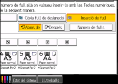 Il·lustració de pantalla del tauler d'operacions