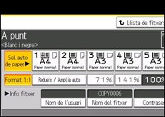 Il·lustració de pantalla del tauler d'operacions